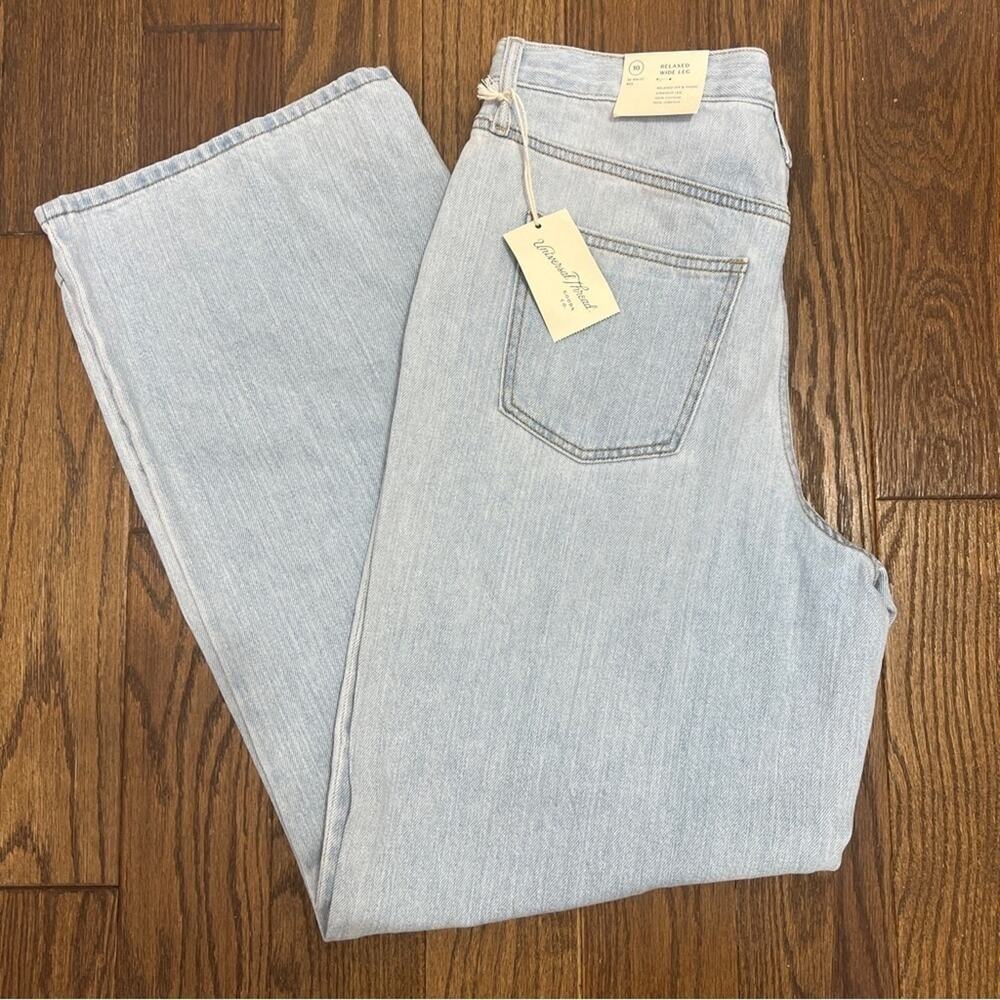 Universal Thread Women's High-Rise Wide Leg Jeans -  Light Wash 10/30 Regular